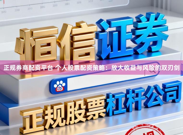 正规券商配资平台 个人股票配资策略:放大收益与风险的双刃剑
