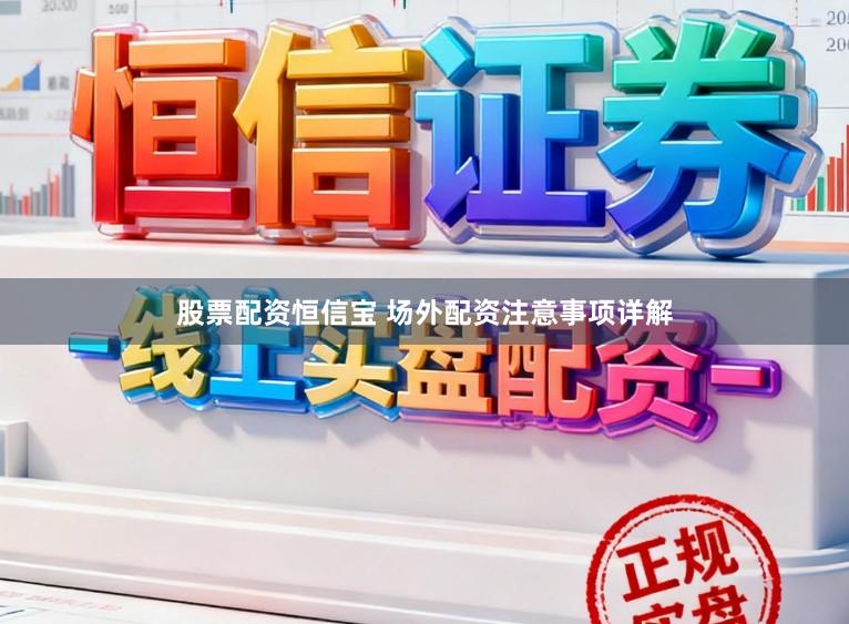 股票配资恒信宝 场外配资注意事项详解